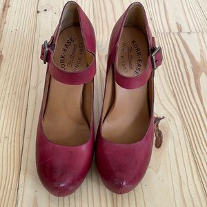 Kork Ease Red Hot Pumps ... but comfortable!